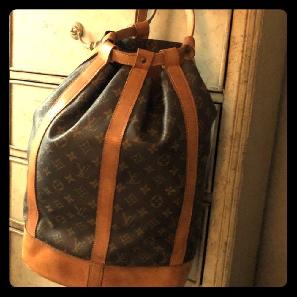 Louis Vuitton Monogram Randonnee Bag Vintage 90's
